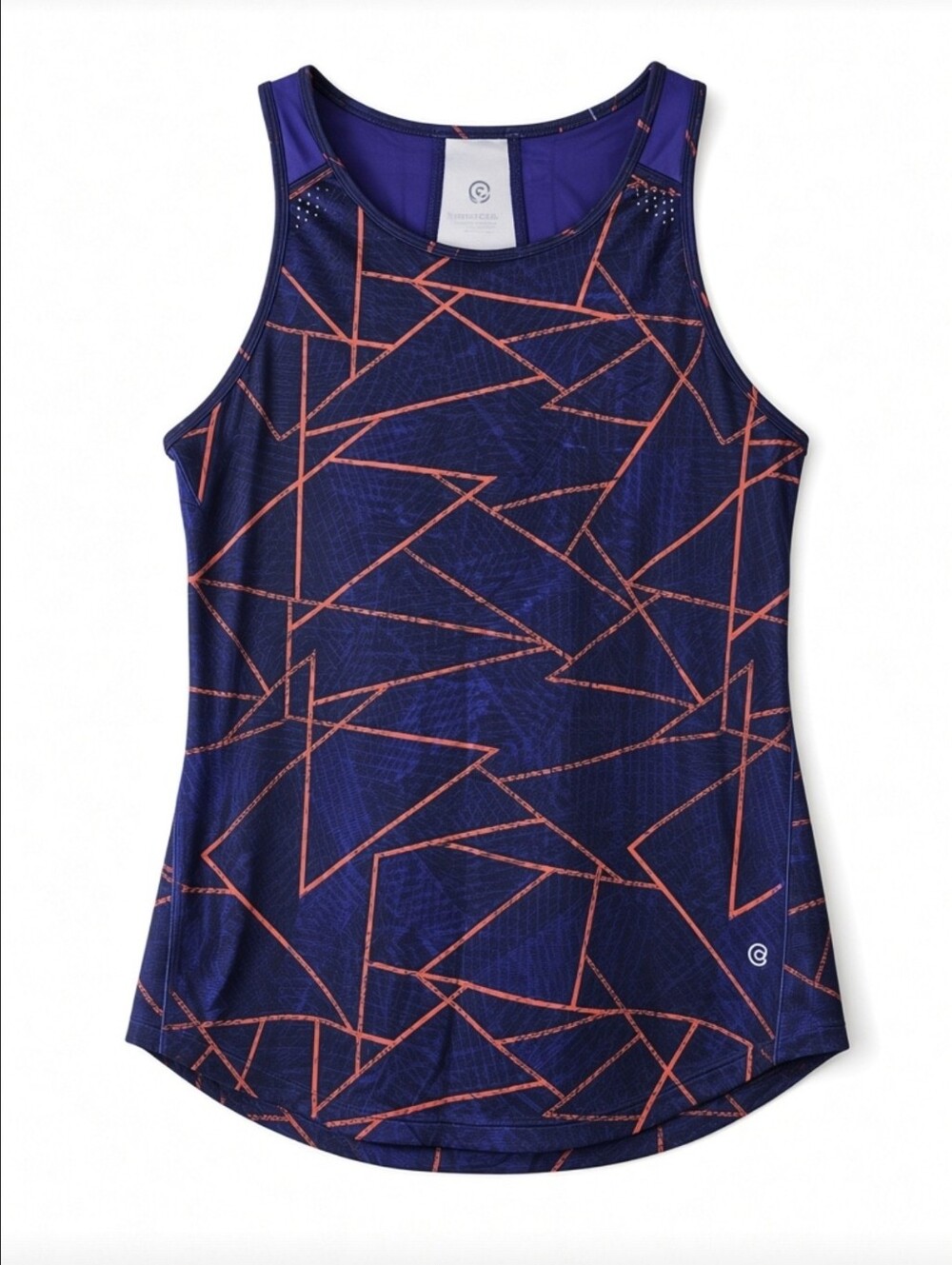 Champion Women's Small Purple Geometric Racerback Athletic Workout Tank Top